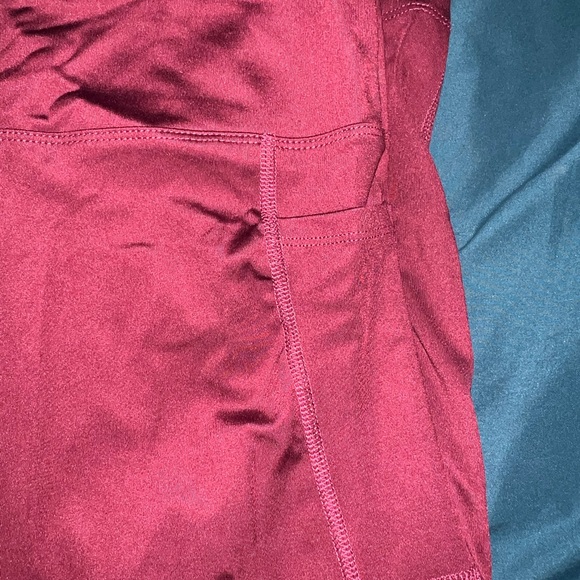 Bally Maroon Leggings - Picture 1 of 4